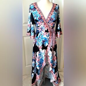 Floral Wrap Dress